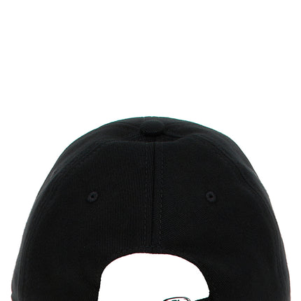Fendi Black Cotton Cap (Baseball Hat)