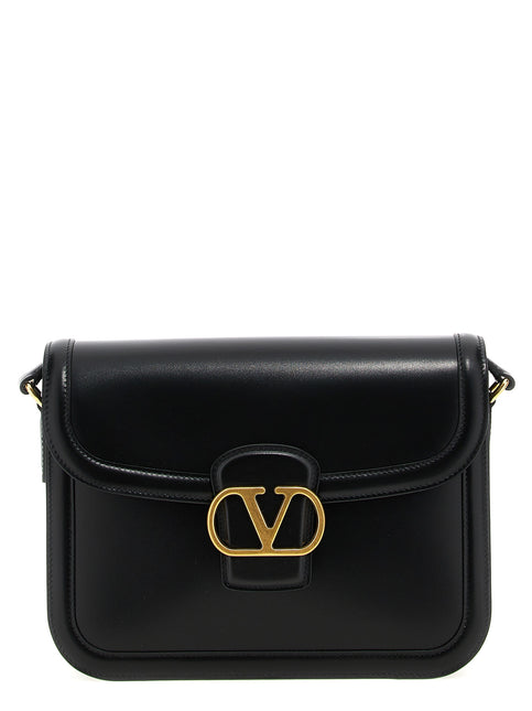 Valentino Garavani Black Calfskin Shoulder Bag