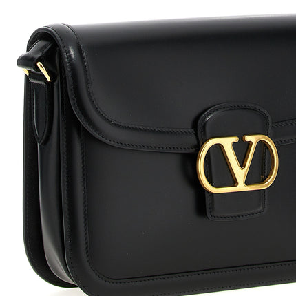 Valentino Garavani Black Calfskin Shoulder Bag