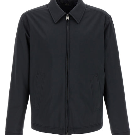 Brioni Blue Polyester Shell Jacket