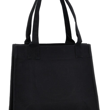Ganni Bicolor Recycled Cotton Tote Bag