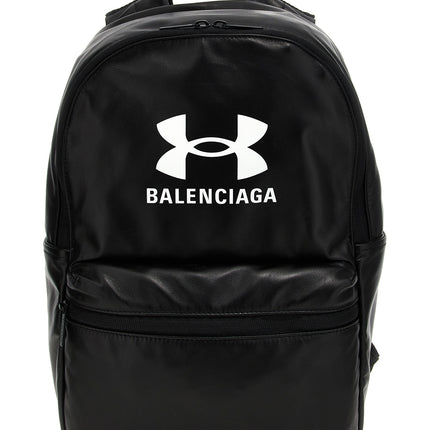 Balenciaga Bicolor Lamb Leather Backpack