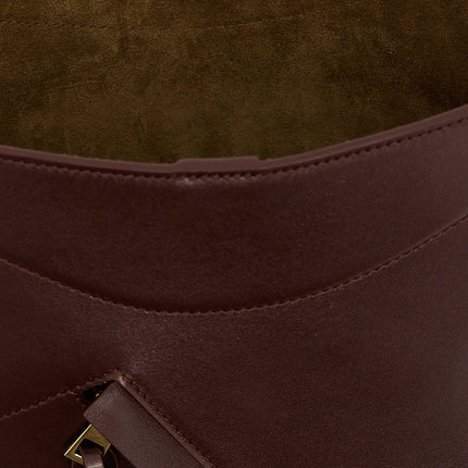 Loewe Bordeaux Calfskin Crossbody Bag