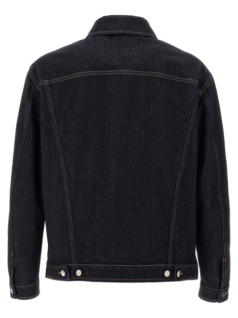 Fendi Blue Cotton Denim Jacket
