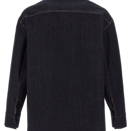 Fendi Blue Cotton Denim Jacket