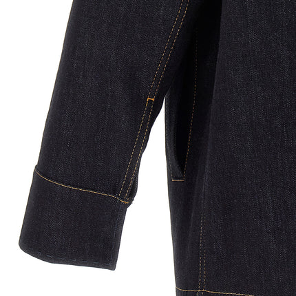 Fendi Blue Cotton Denim Jacket