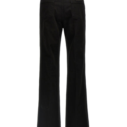 Tom Ford Black Cotton Flared Jeans