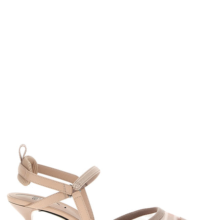 Fendi Multicolor Polyamide Mid Heel Pumps