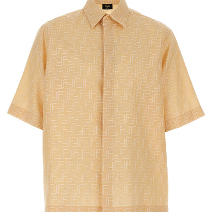 Fendi Beige Linen Blouse
