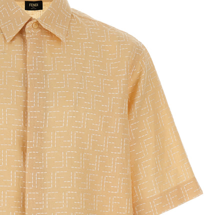 Fendi Beige Linen Blouse