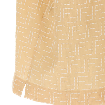 Fendi Beige Linen Blouse