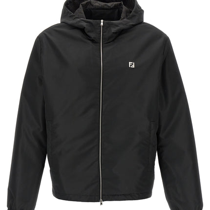 Fendi Black Polyester Shell Jacket