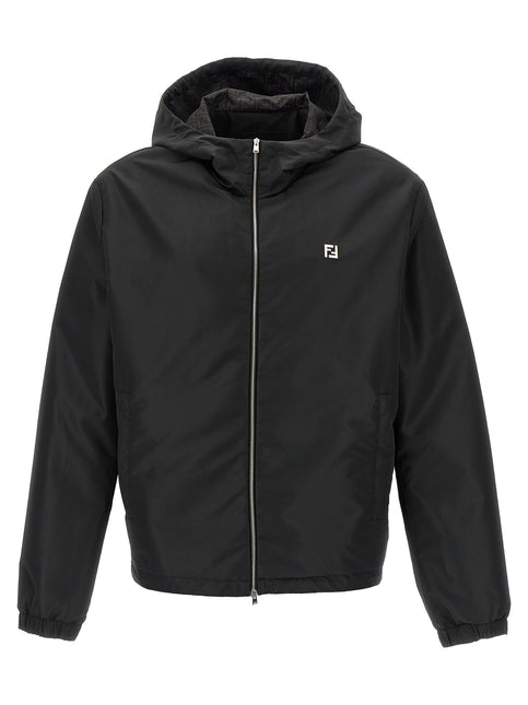Fendi Black Polyester Shell Jacket