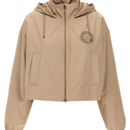 Fendi Brown Polyester Shell Jacket