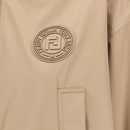 Fendi Brown Polyester Shell Jacket