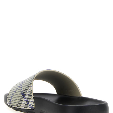 Burberry Multicolor Polyurethane Slides