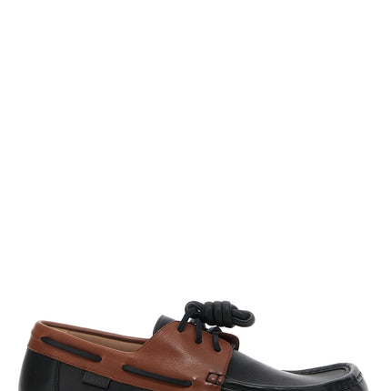 Loewe Multicolor Calfskin Slip-On Loafers