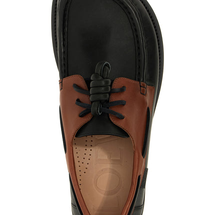 Loewe Multicolor Calfskin Slip-On Loafers