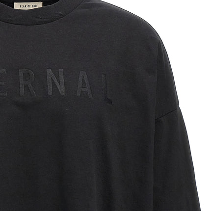 Fear Of God Black Cotton T-Shirt