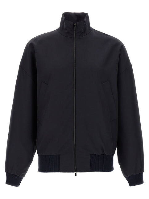 Fear Of God Blue Virgin Wool Full-Length Jacket