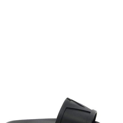Valentino Garavani Black Plastic Slides