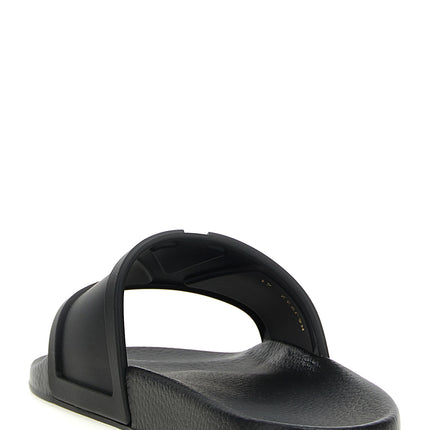Valentino Garavani Black Plastic Slides