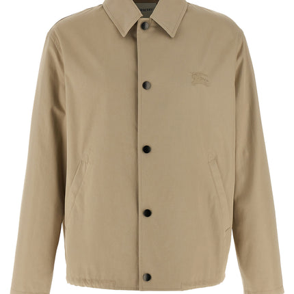 Burberry Beige Cotton Full-Length Jacket