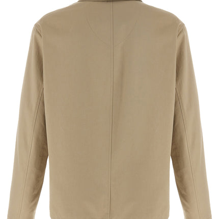 Burberry Beige Cotton Full-Length Jacket