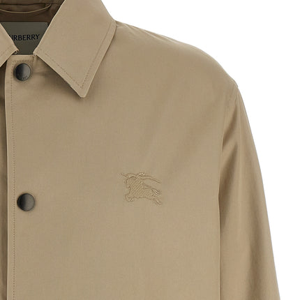 Burberry Beige Cotton Full-Length Jacket