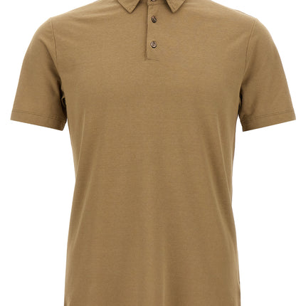 ZANONE Beige Cotton Polo Shirt
