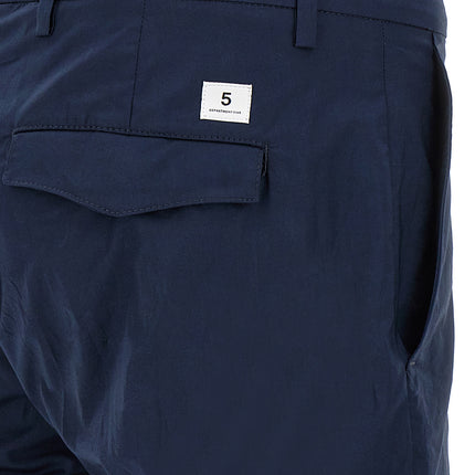 Department 5 Blue Cotton Cropped Pants