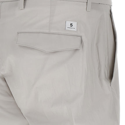 Department 5 Gray Cotton Cropped Pants
