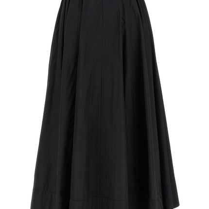 The Andamane Black Polyester Mini Skirt
