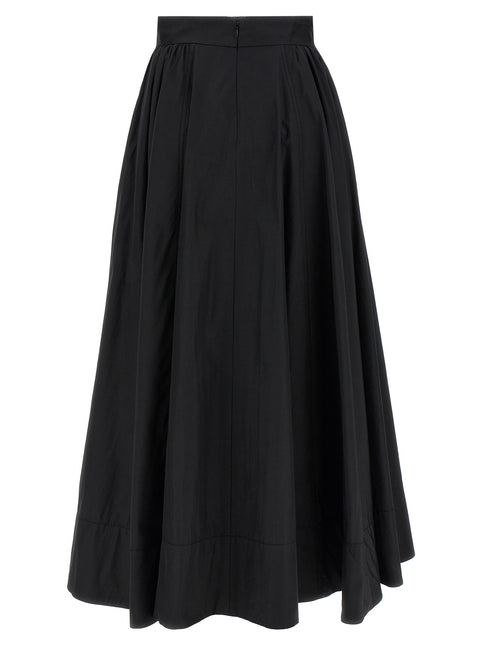 The Andamane Black Polyester Mini Skirt