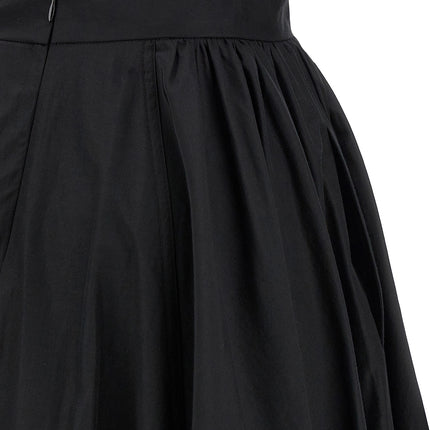 The Andamane Black Polyester Mini Skirt