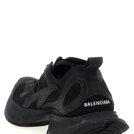 Balenciaga Black Polyester Athletic Sneakers