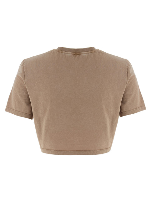 Fendi Brown Cotton T-Shirt