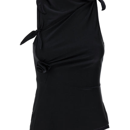 Coperni Black Polyamide Tank Tops