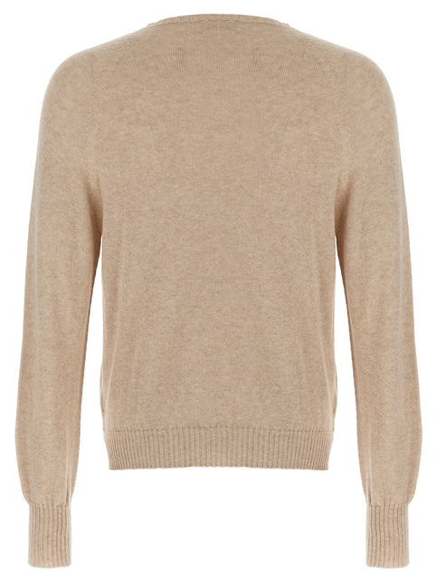 MA'RY'YA Beige Cotton Cardigan