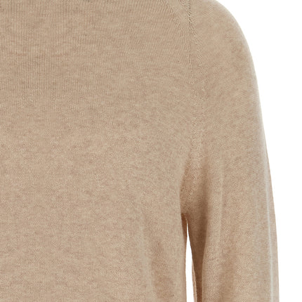 MA'RY'YA Beige Cotton Cardigan