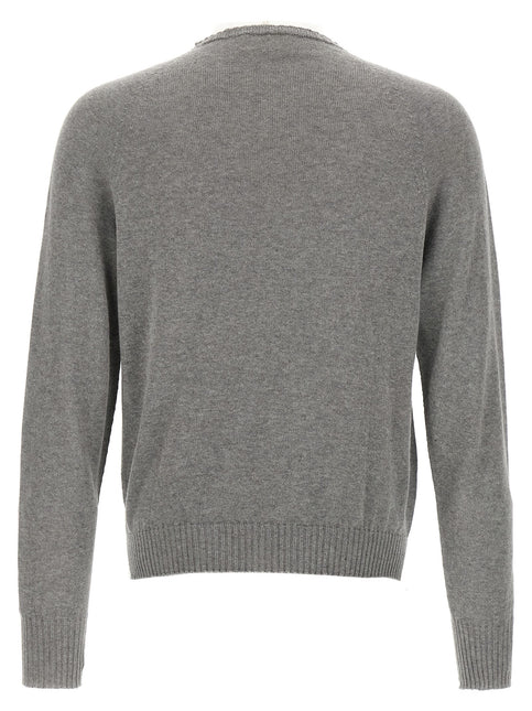 MA'RY'YA Gray Cotton Cardigan