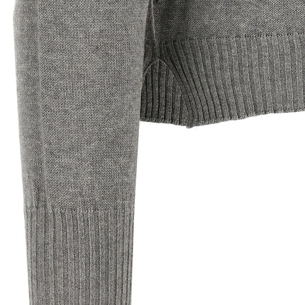 MA'RY'YA Gray Cotton Cardigan