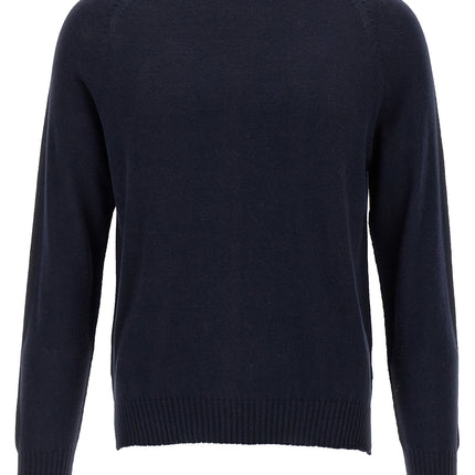 MA'RY'YA Blue Cotton Cardigan
