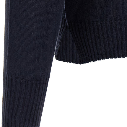 MA'RY'YA Blue Cotton Cardigan