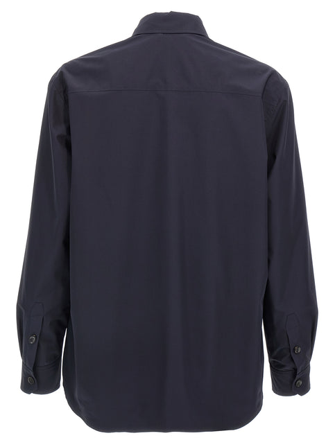 Brioni Blue Silk Jacket