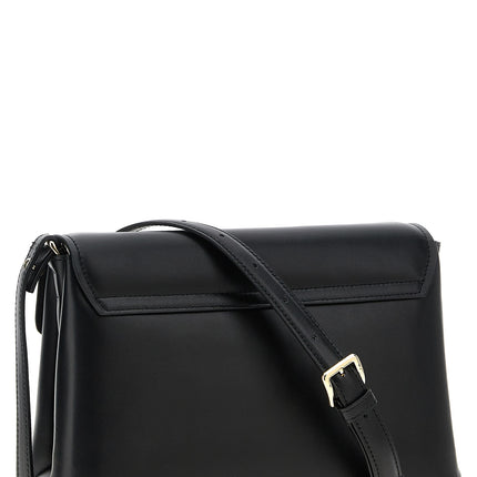 Furla Black Leather Shoulder Bag