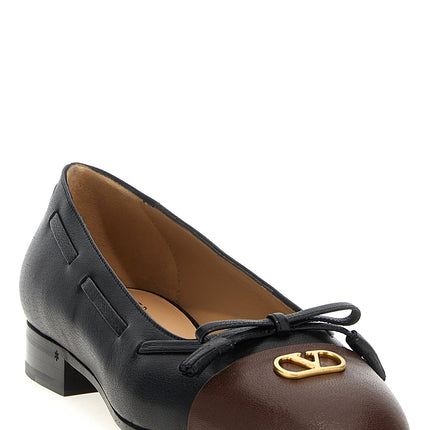Valentino Garavani Multicolor Calfskin Ballet Flats