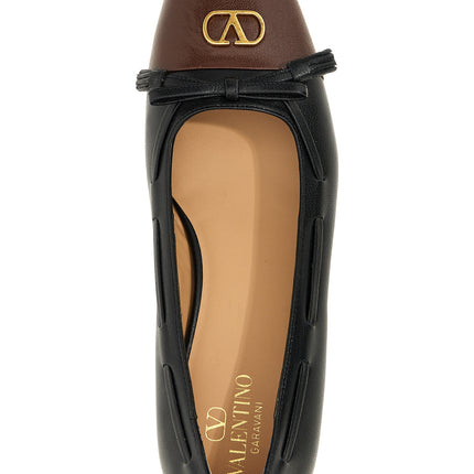 Valentino Garavani Multicolor Calfskin Ballet Flats