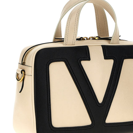Valentino Garavani Bicolor Lamb Leather Handbag
