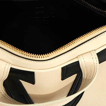 Valentino Garavani Bicolor Lamb Leather Handbag